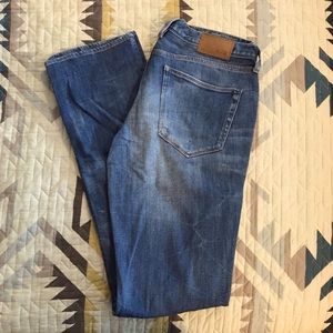 Madewell Rail Straight Jeans - Medium Blue